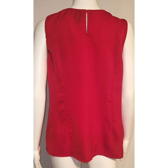 Worthington Sleeveless Jeweled Neck Blouse - Size M - Picture 4 of 9